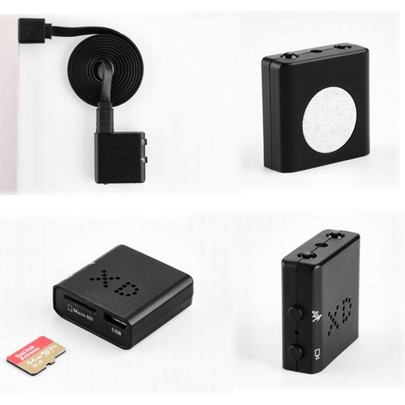 Mini HD -kamera äänellä huomaamattomaan valvontaan ja turvallisuuteen
