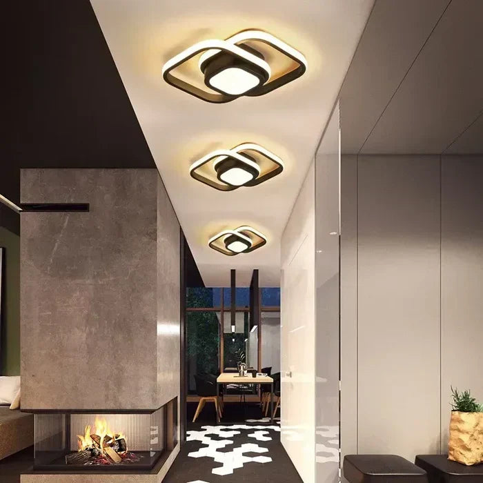 Moderni LED-kattovalaisin – energiaa säästävä design | 24 cm
