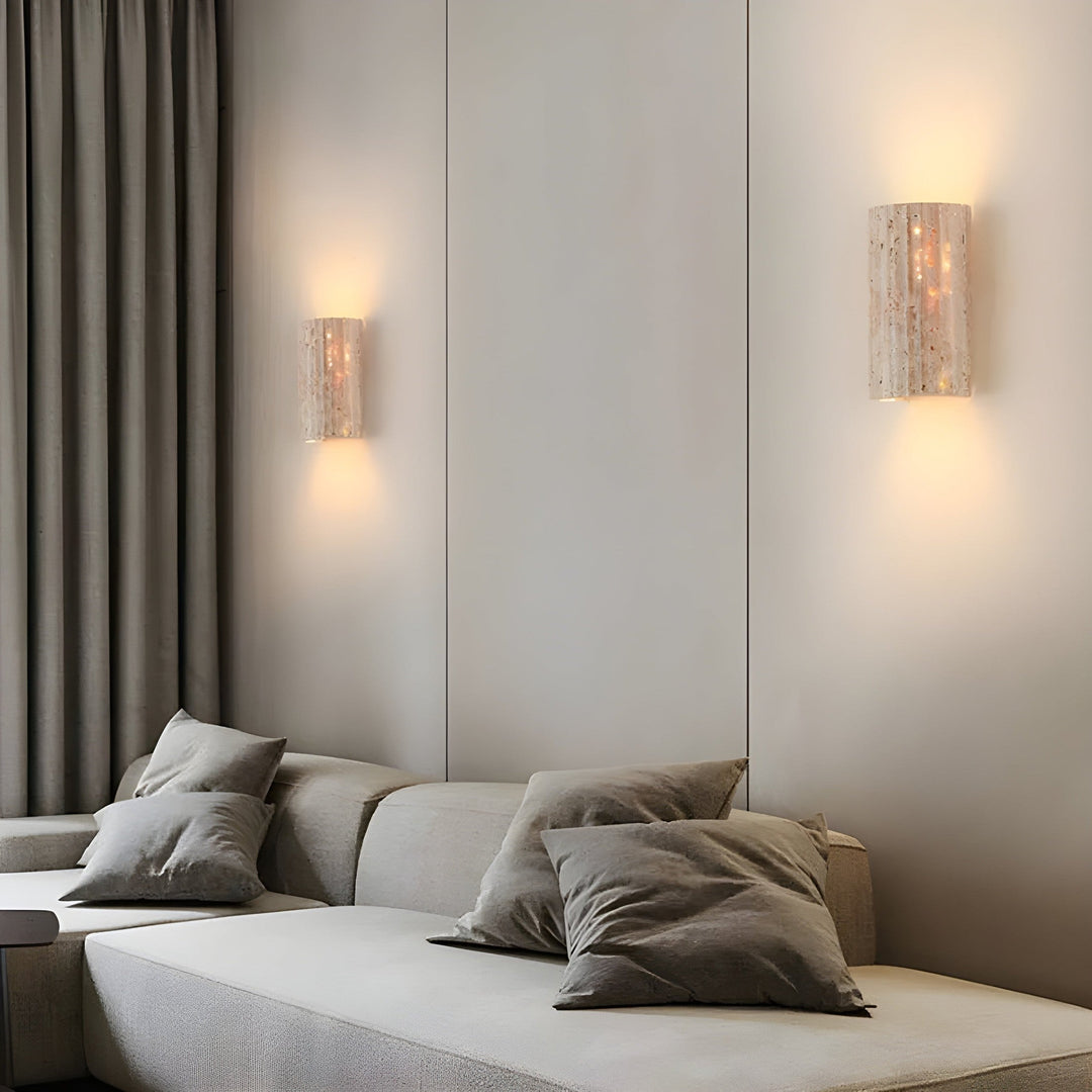 Luonnonkivinen seinävalaisin - tyylikäs design