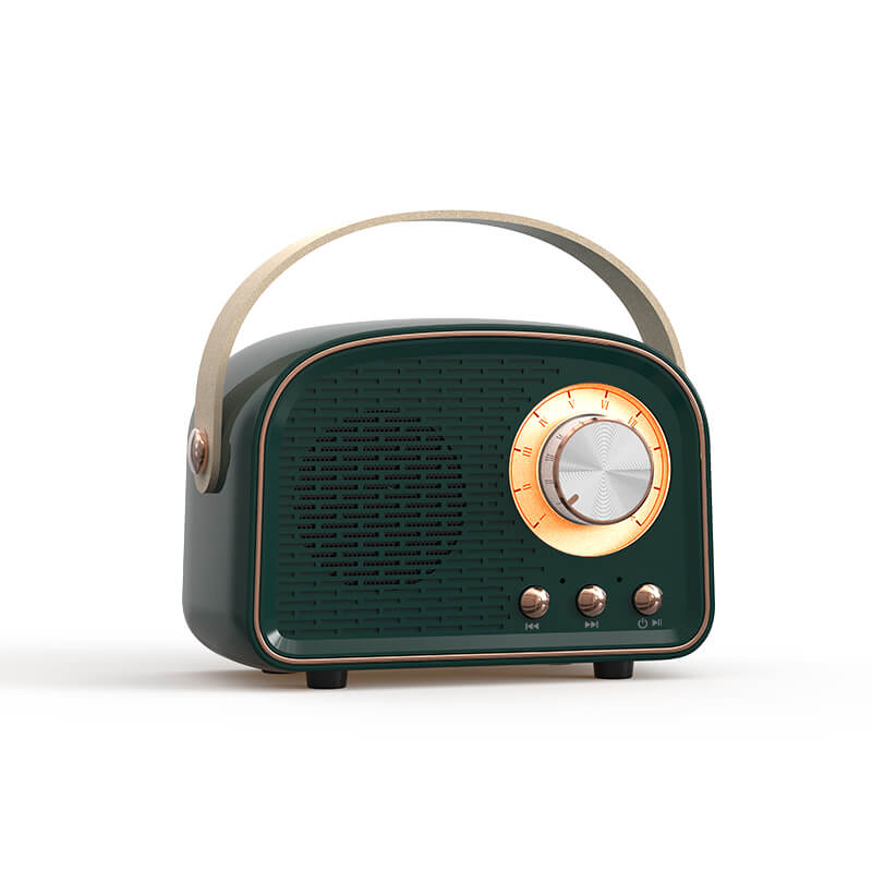 Sandsberg-retroradio Bluetooth-kaiutin | langaton | kannettava | tyylikäs ääni kotiin ja matkalle