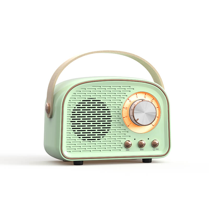 Sandsberg-retroradio Bluetooth-kaiutin | langaton | kannettava | tyylikäs ääni kotiin ja matkalle