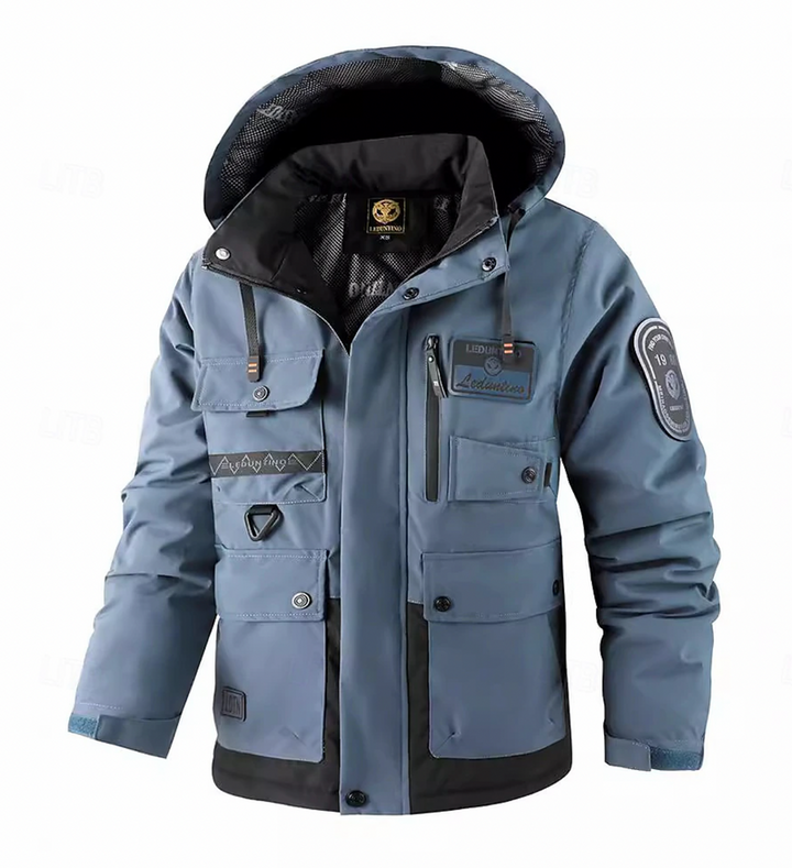 Miesten vedenpitävä parka | Tyylikäs suoja