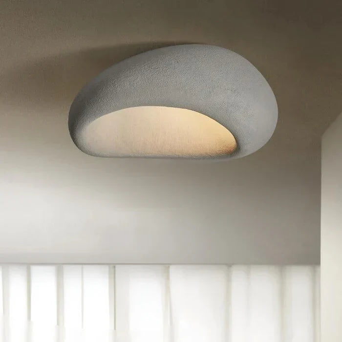 Wabi-sabi-tyylinen LED-kattovalaisin – koristeellinen kattovalo orgaanisella muodolla